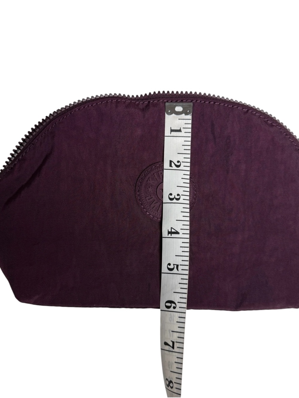 Kipling Plum Purple Half-Moon Cosmetic Pouch - Picture 5 of 7